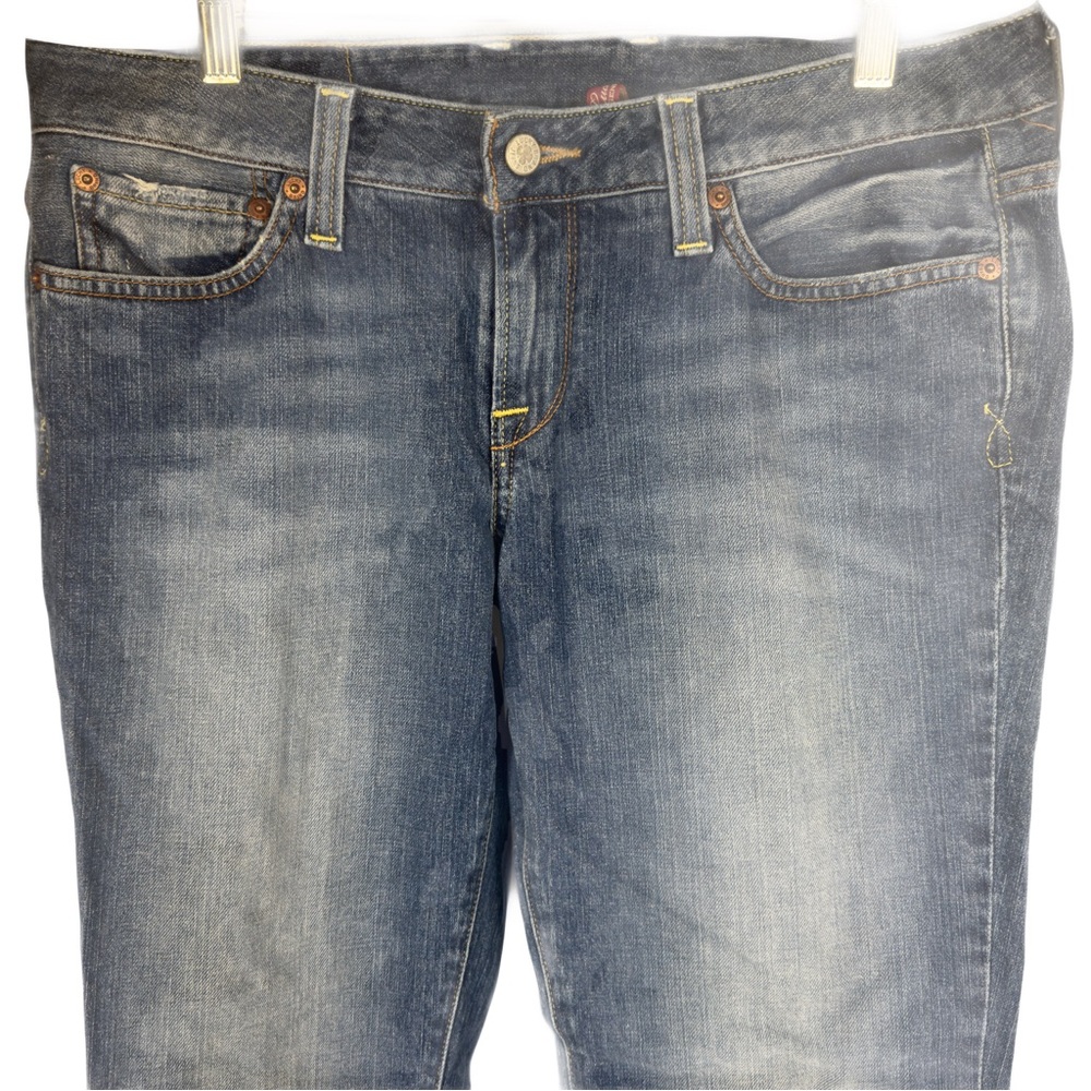 Lucky Brand Lola Straight Short Inseam Denim Jeans Sz 10/30 Med Wash EUC - Picture 5 of 15